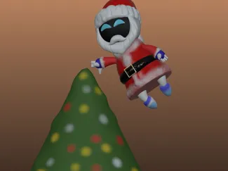 Christmas tree topper astrobot playstation 