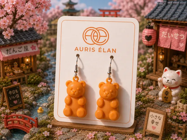 Gummy Bear Earrings かわいいスタイル