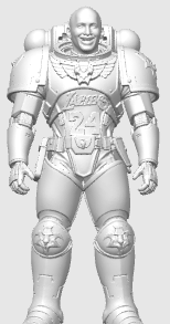 Miniatura 2 do modelo 3D 暗鸦守卫 老大 战锤40k 战锤30k 战锤41k 阿斯塔特