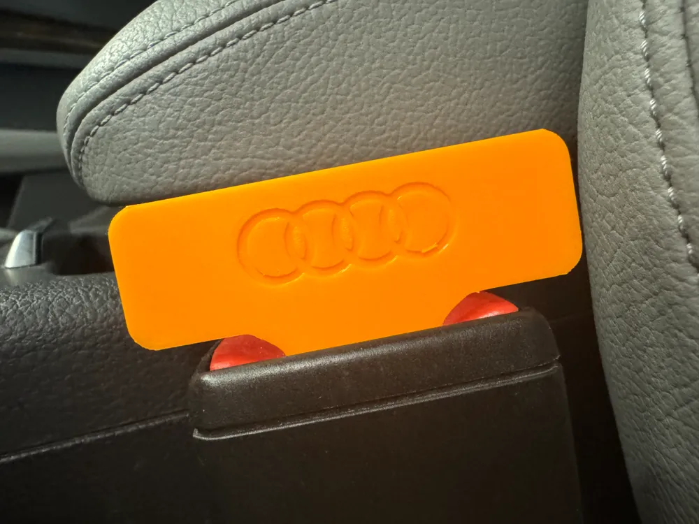 Audi Seatbelt Silencer By Bennny MakerWorld Audi seatbelt silencer by bennny makerworld