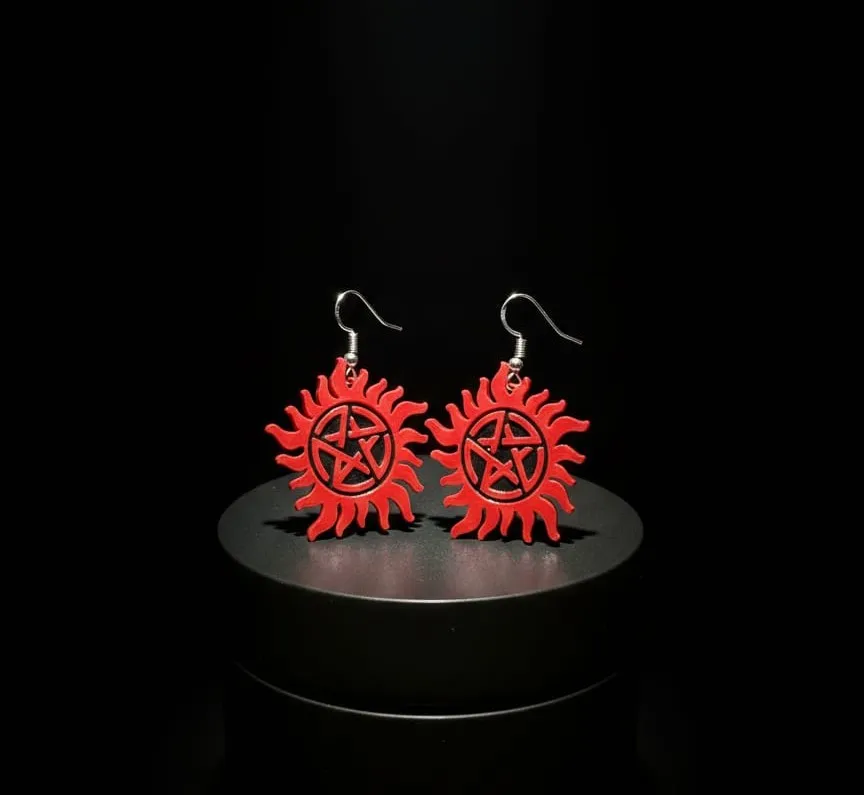 Boucles d'oreille supernatural view 2