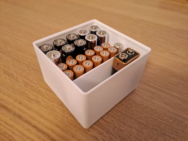 Gridfinity 2x2 h8 YABH-Yet Another Battery Holder