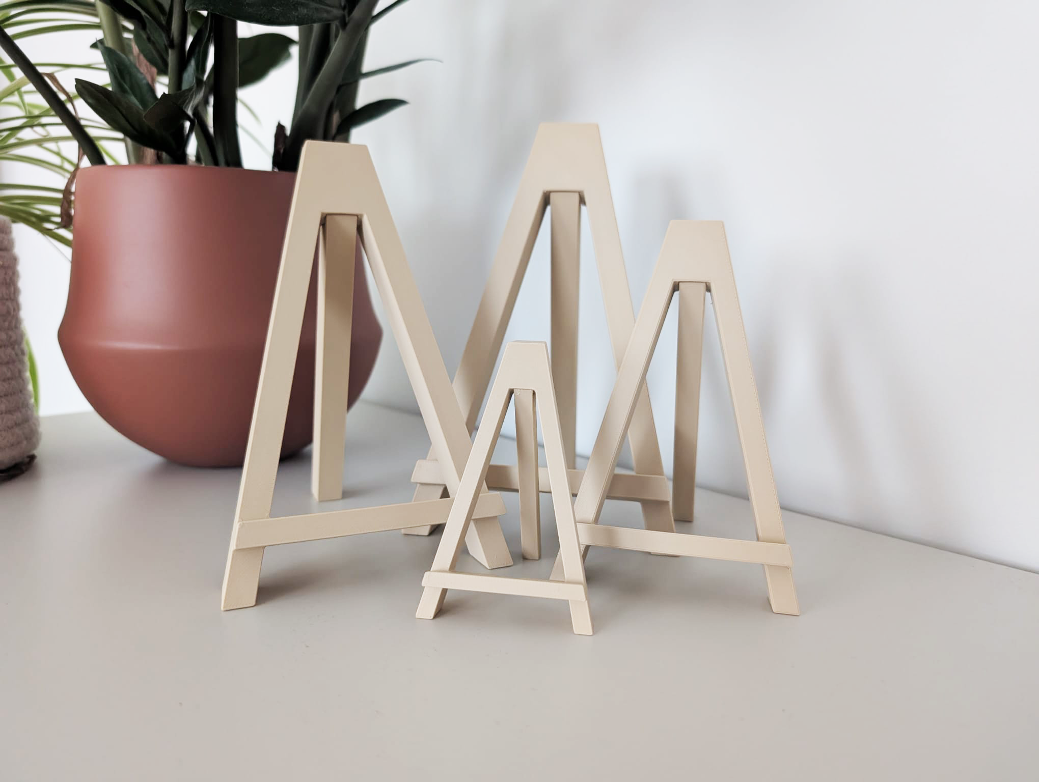 A-Frame Display Easel (Print-in-Place, 4 Sizes) - 1