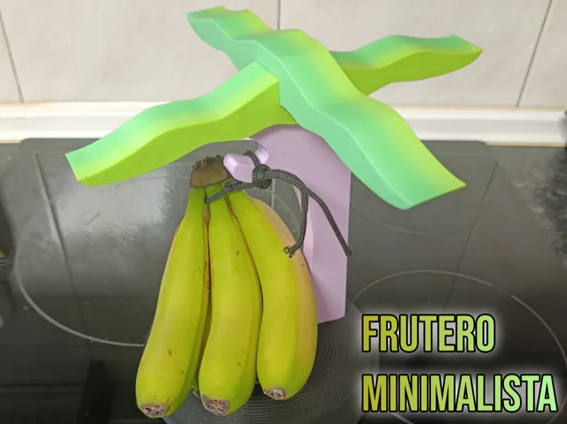 Frutero Minimalista con Gancho – Diseño Modular
