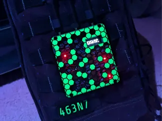Signal Sleuth Case with Hex pattern and Molle clip