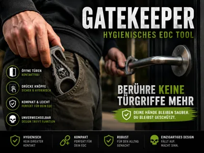Gatekeeper Hygienic EDC Tool 