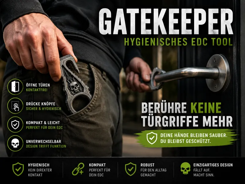 Gatekeeper Hygienic EDC Tool