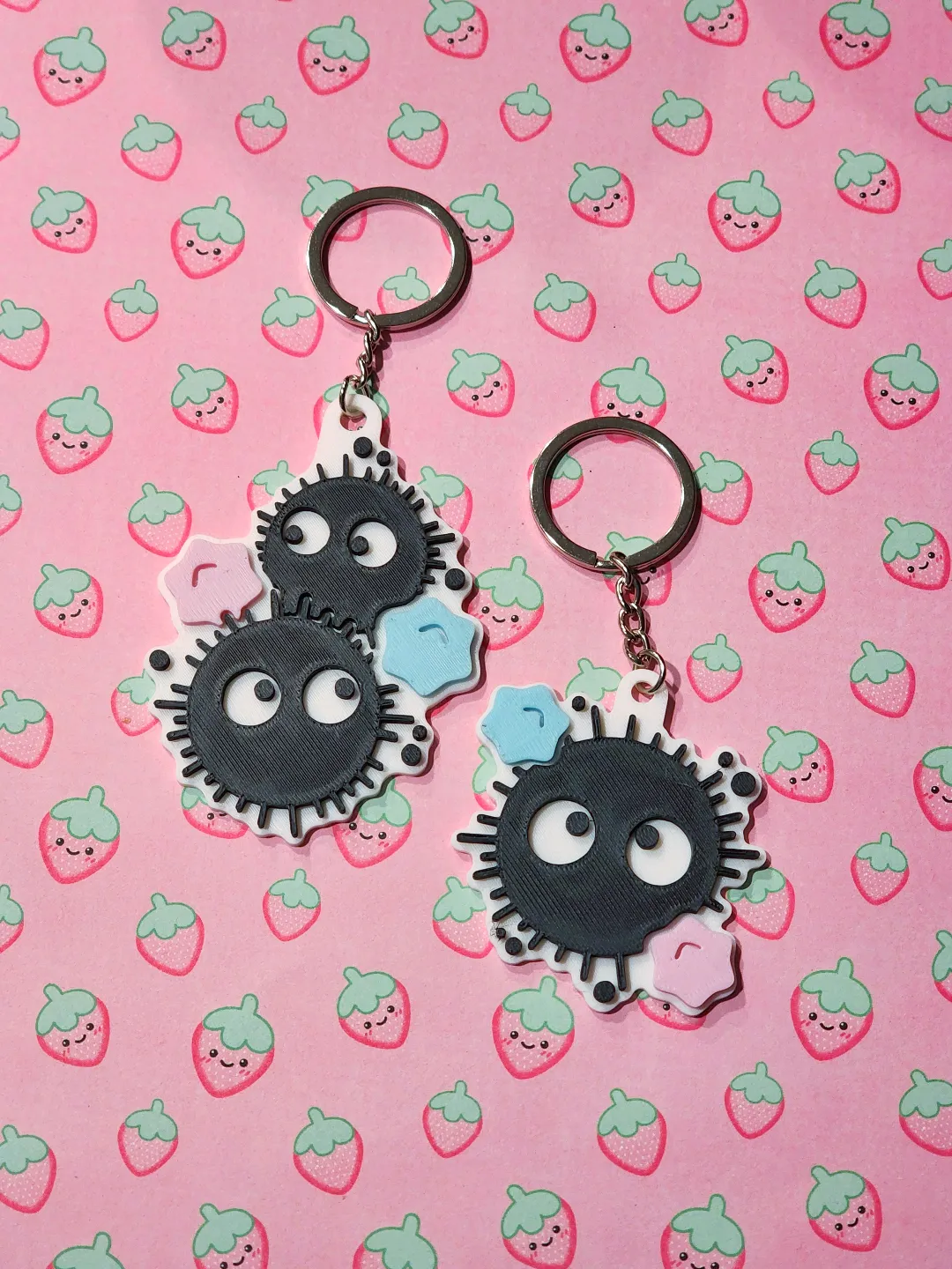 Ghibli Soot Sprite Earrings & Keychains view 3