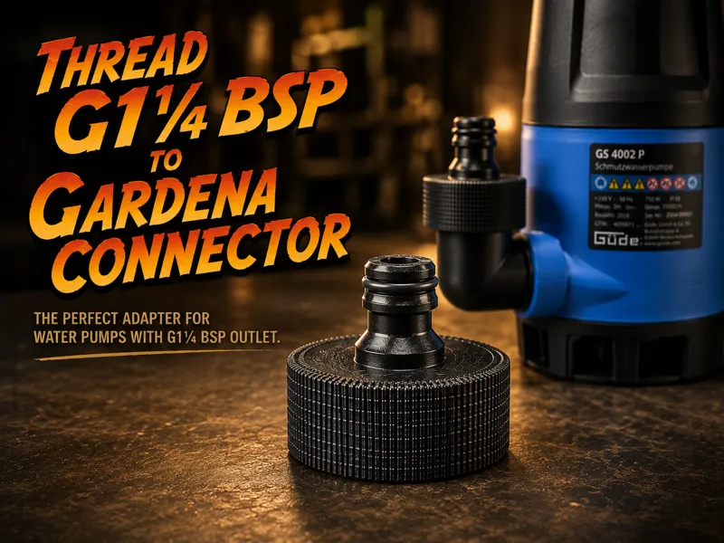 1 1/4 inch Tube to Gardena