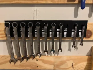 1/2" French Cleat Metric Wrench Holders