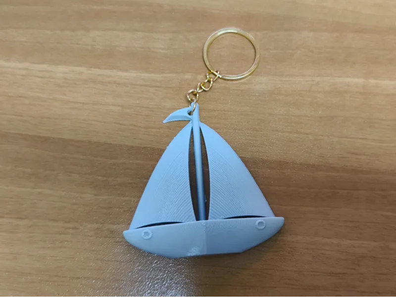 boat keychain