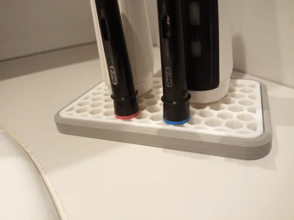 Support Oral-B pour 2 brosses à dents et têtes de rechange