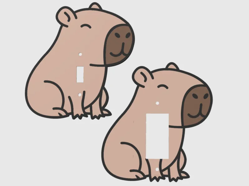 Capybara - Light Switch Cover