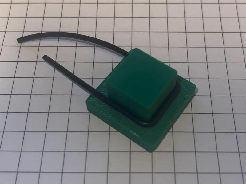 Jig for bending filament to fit Chappie head@150%