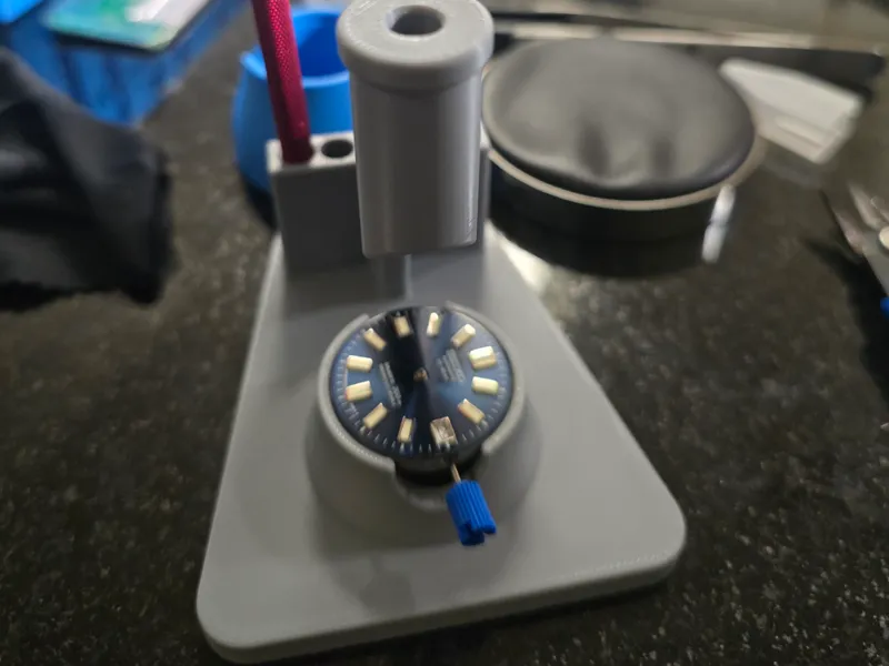 Seiko watch hand press