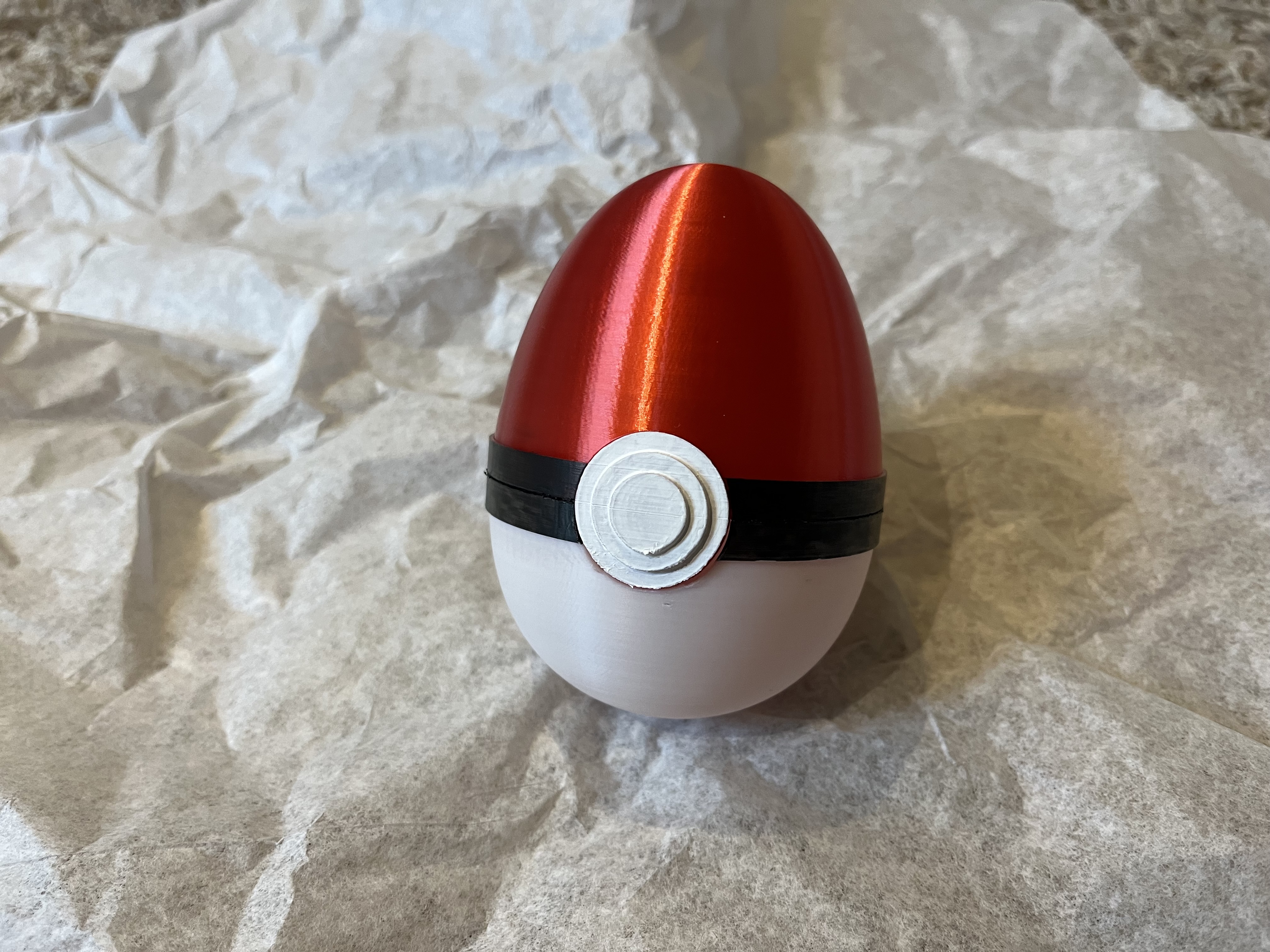 Miniatura 2 do modelo 3D Pokeball Easter Egg