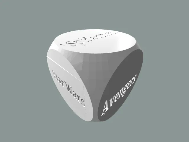 Dice with movies