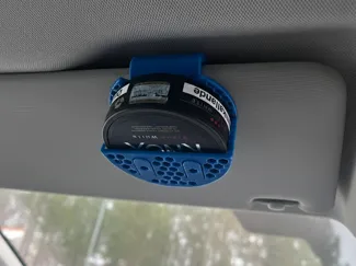 Zyn Snuff/Snus Can Holder - Car Visor Edition
