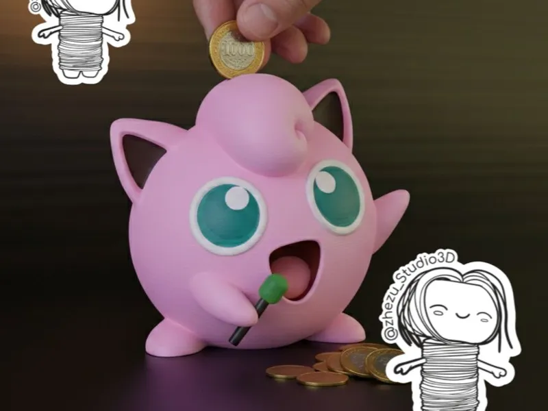 Alcancía Jigglypuff – Pokémon