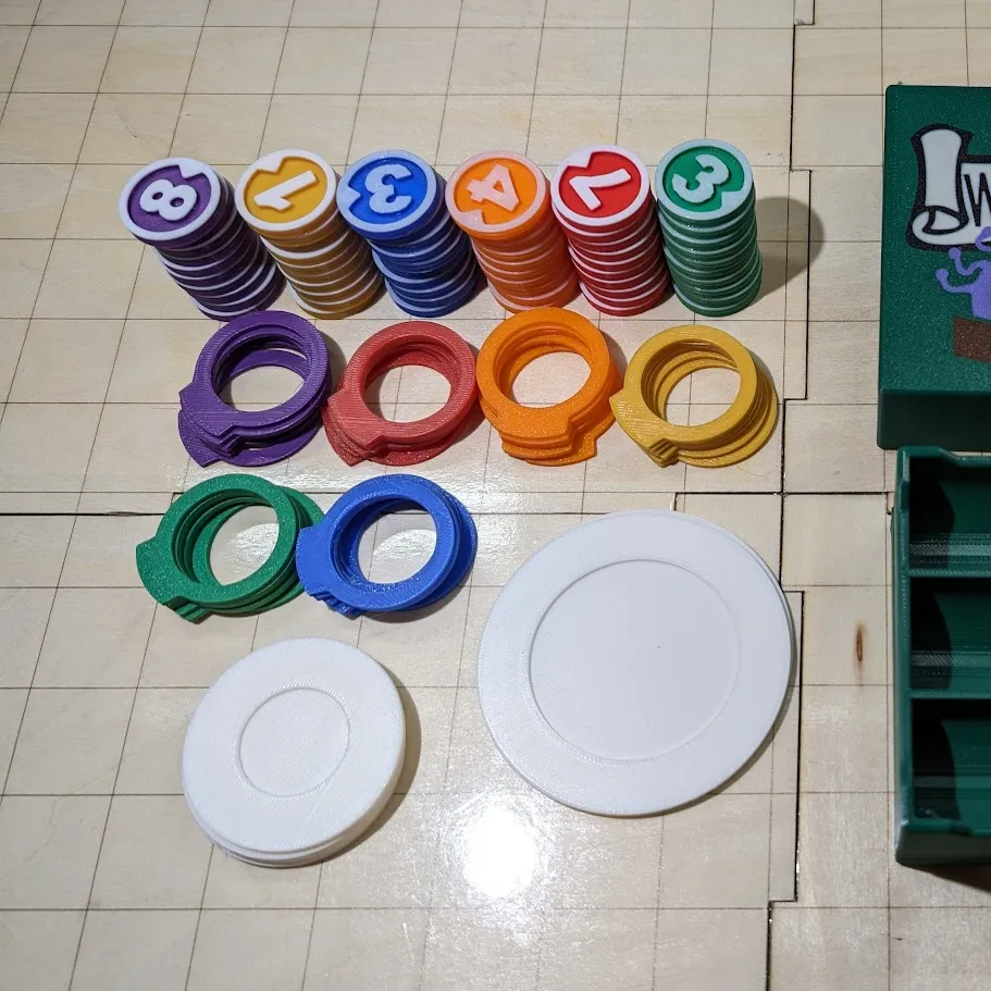 Minimalist Tabletop Token Organizer by Zer0 Effort Labs - MakerWorld