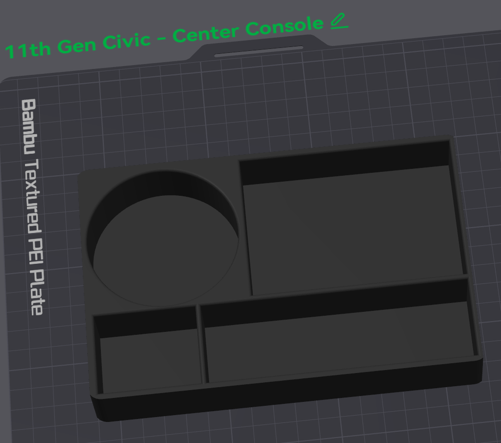 11th Gen Honda Civic - Center Console image 3