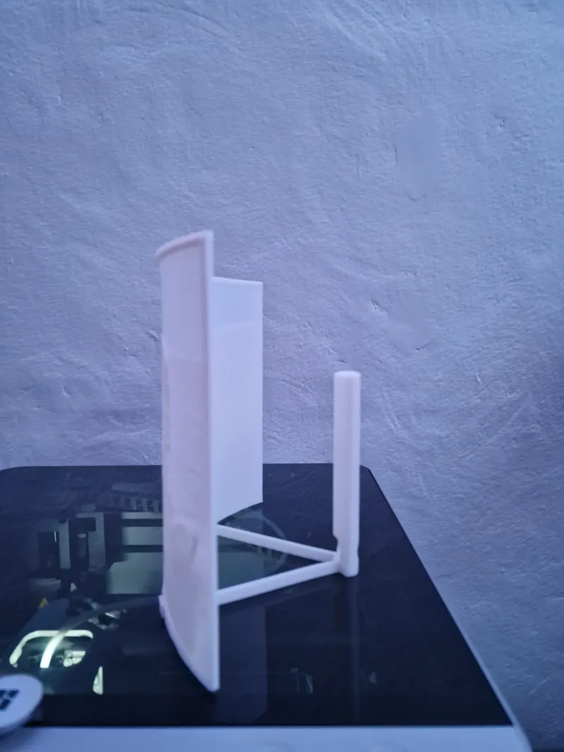 Lithophane curved holder_120mm