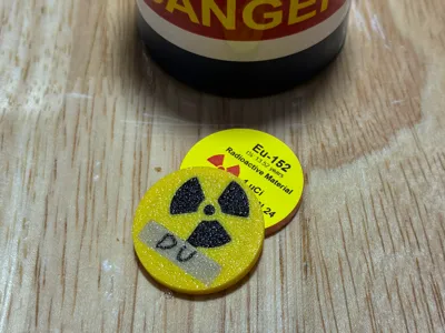Radioactive Disc Check Source Case