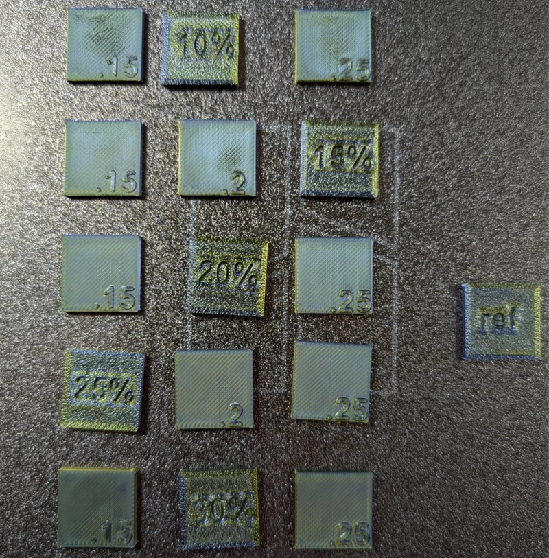 Simple Ironing Calibration (Line Spacing / Flow)