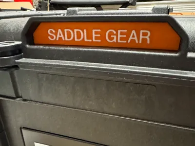 Ridgid Pro Gear Gen 2.0 Toolbox Labels