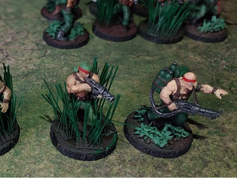 Vietnam Jungle fighters w/ Flamer Leader