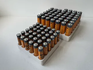 Parametric Gridfinity Battery Bin