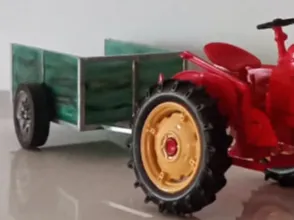 Remorque agricole 1/43 décoration
