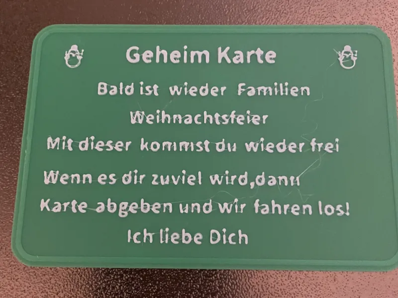 Weihnachtskarte 