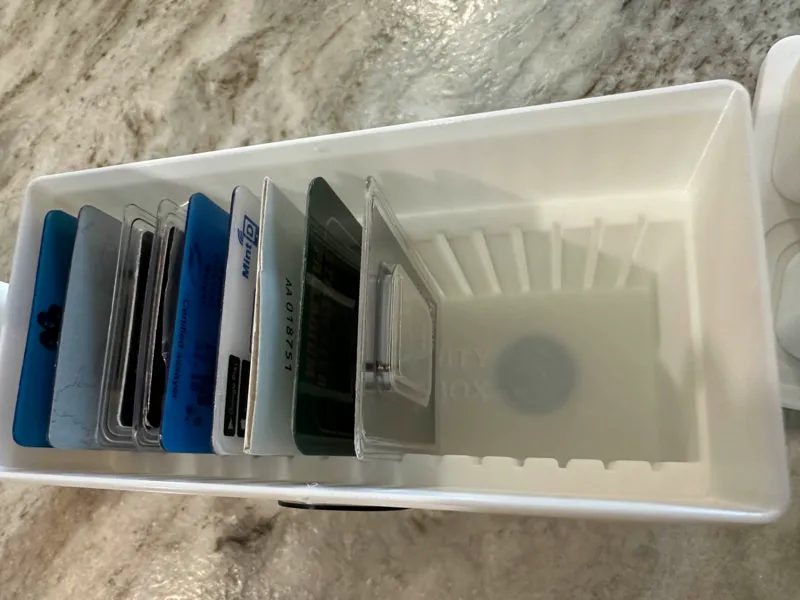 Coinfinity 1x2 - 70x148mm Assay Card Storage Bin