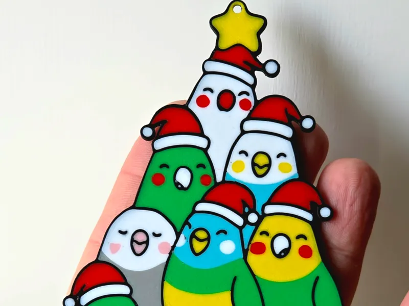 Albero di Natale Pappagalli