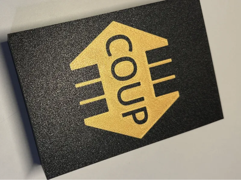 Coup Card Game Replacement Box