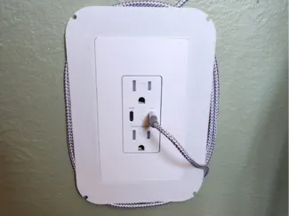 Charging Cable Holder for Outlet
