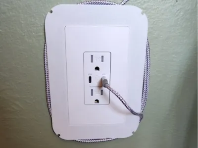 Charging Cable Holder for Outlet