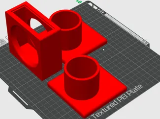 Air ventilation housing for ABS and ASA vapor