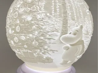 Moomin inspired snowglobe Nr.2