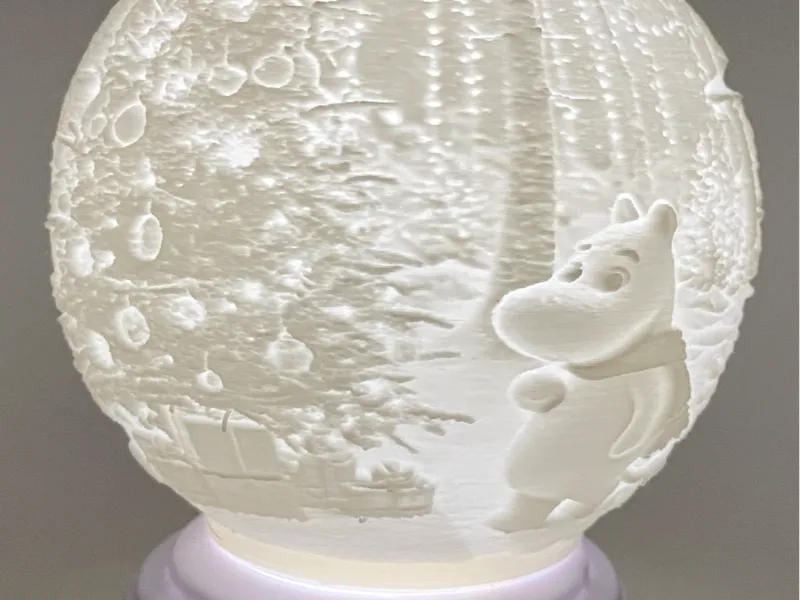 Moomin inspired snowglobe Nr.2