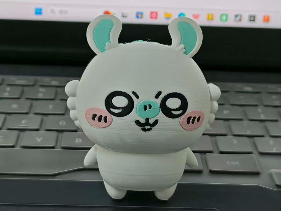 Miniatura 1 do modelo 3D chiikawa小飞鼠莫莫咖