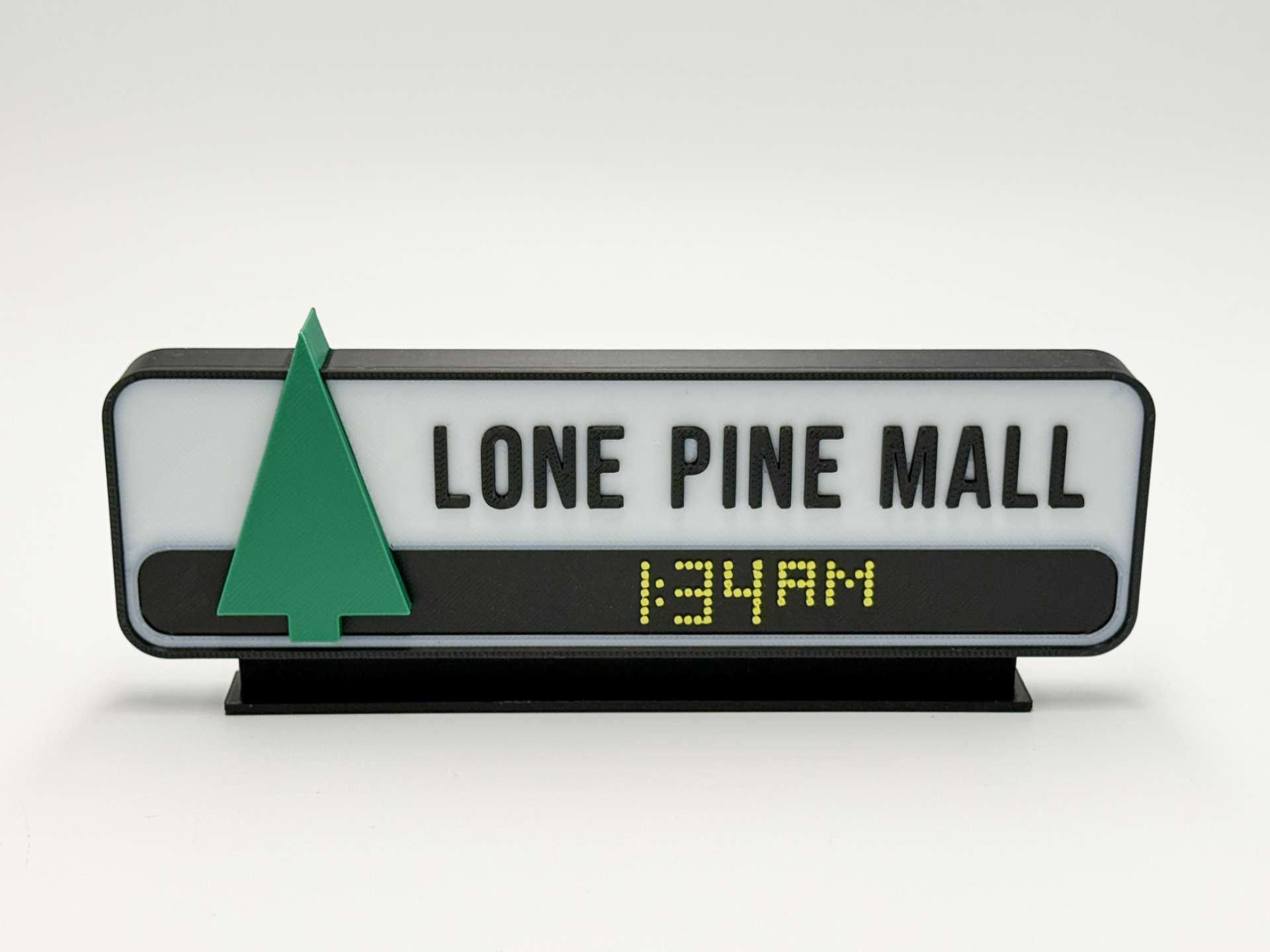 Lone Pine Mall Sign Prop from Back to the Future
