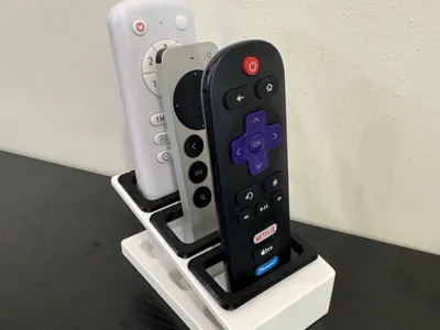 Remote Control Stand | 3 Remote Desktop Organizer