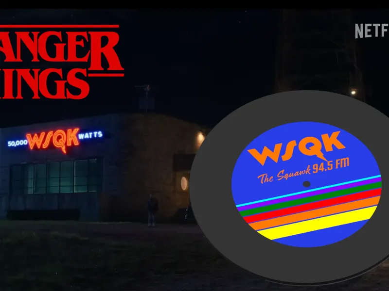 Stranger Things WSQK Vinyl Coaster