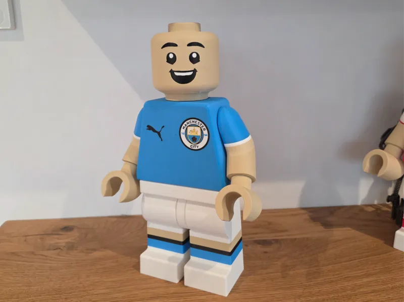 Manchester City Football Club Brick Model
