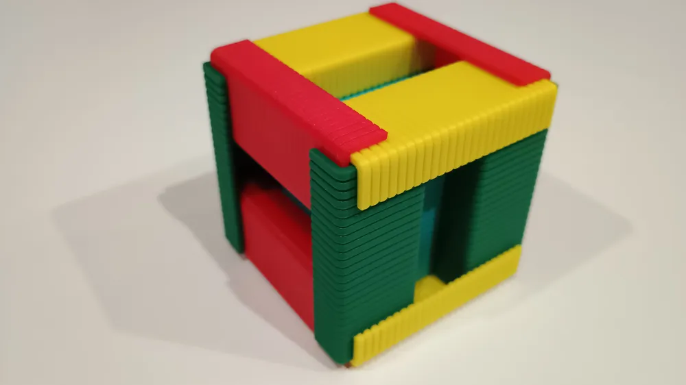 Stapler cube puzzle - Free 3D Print Model - MakerWorld