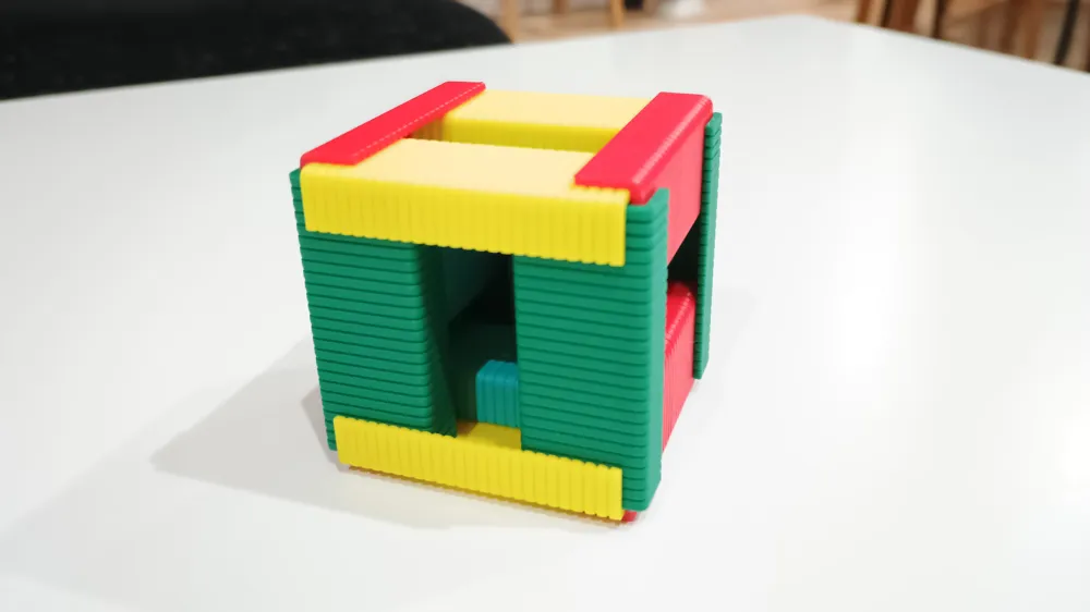 Stapler cube puzzle - Free 3D Print Model - MakerWorld