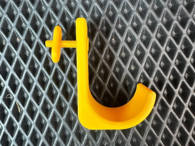 Simple hook with m4 bolt and nut