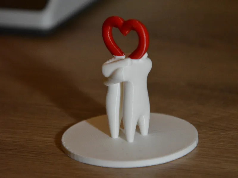 Headless lovers hugging